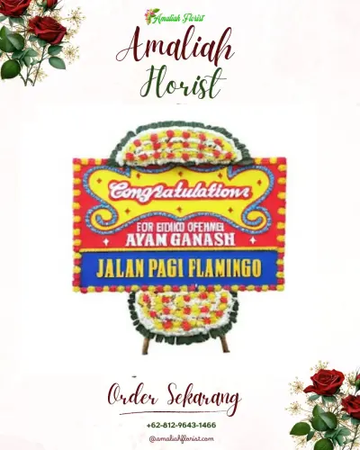 Bunga Papan Congratulation di Kenderan